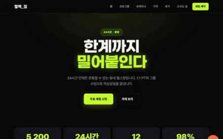 철벽 짐 예시 화면